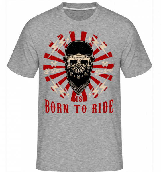 Born To Ride -  Shirtinator Men's T-Shirt - Heather grey - Vorn