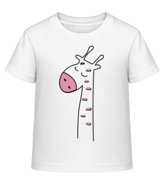 Cute Giraffe - Kid's Shirtinator T-Shirt - White - Front