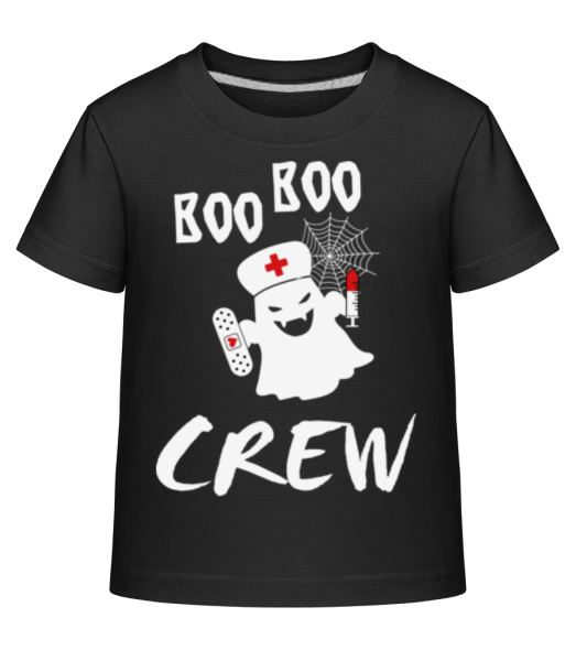 Boo Boo Crew - Kinder Shirtinator T-Shirt - Schwarz - Vorne