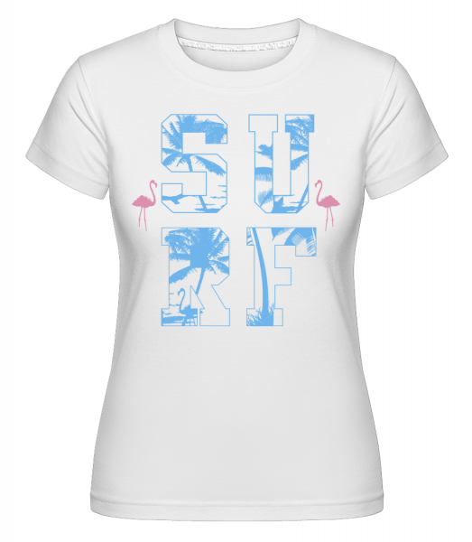 Surf Icon - Shirtinator Frauen T-Shirt - Weiß - Vorn