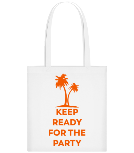 Keep Ready For The Party - Tote Bag - White - Front