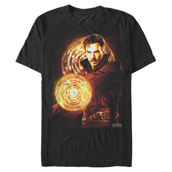 Marvel - Avengers Infinity War - Doctor Strange Strange Fire - Men's T-Shirt - Black - Front