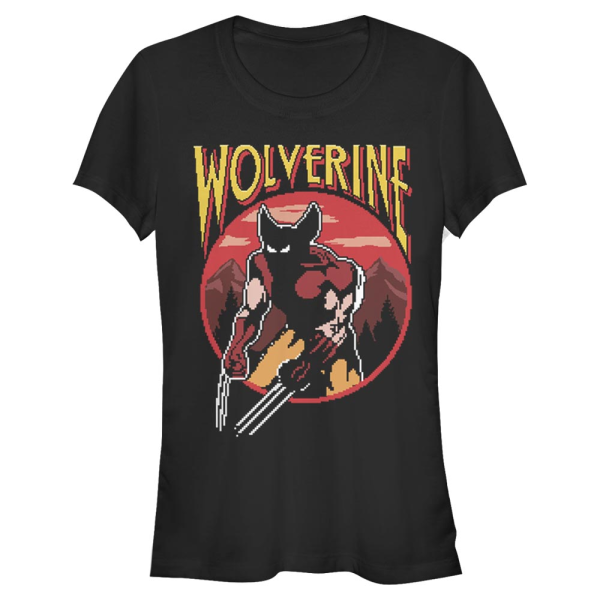 Marvel - X-Men - Wolverine NES Game - Frauen T-Shirt - Schwarz - Vorne