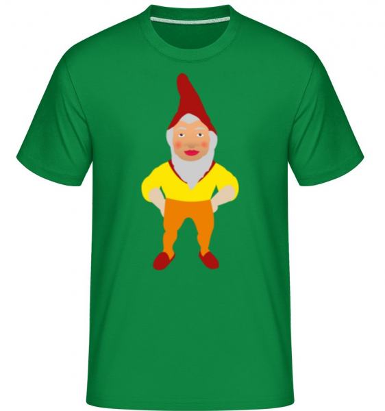 Sweet Garden Gnome -  Shirtinator Men's T-Shirt - Kelly green - Front