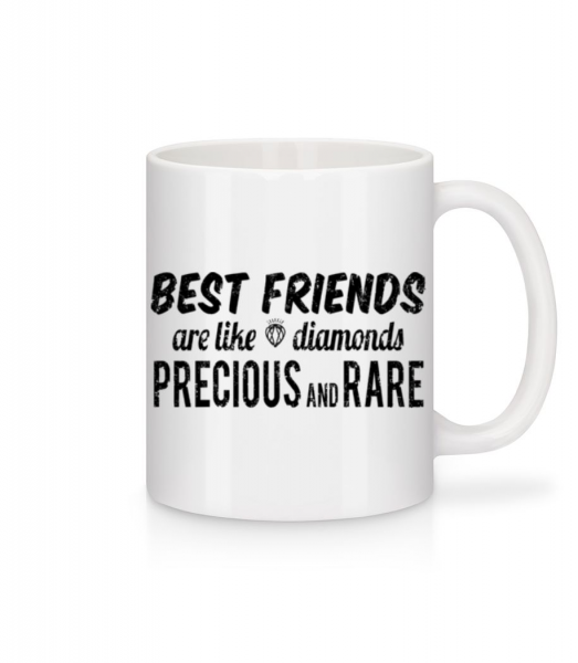Best Friends Are Like Diamonds - Mug - White - Front