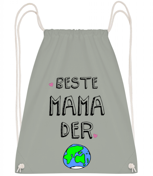Beste Mama Der Welt - Turnbeutel - Anthrazit - Vorn