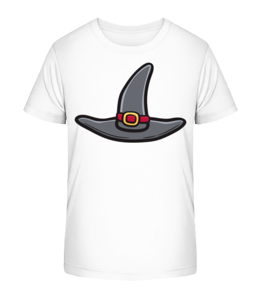 Witch's Hat - Kid's Bio T-Shirt Stanley Stella - White - Front