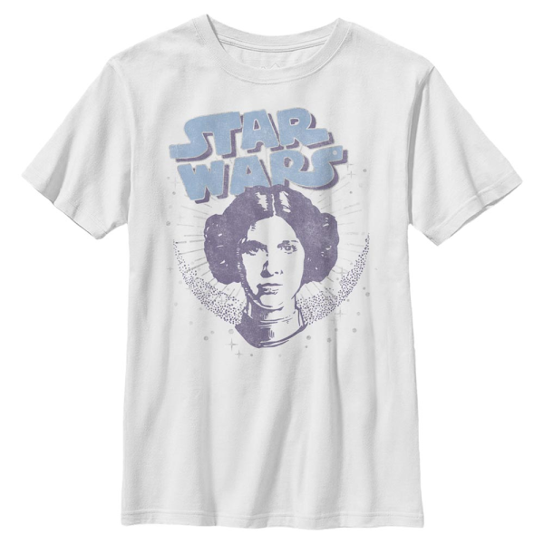 Star Wars - Princezna Leia Leia Moon - Kinder T-Shirt - Weiß - Vorne