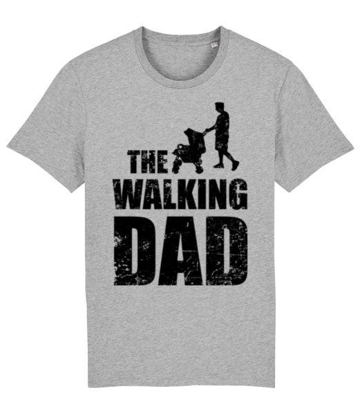 The Walking Dad - Men's Organic T-Shirt Stanley Stella - Heather grey - Front