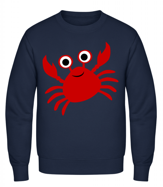 Krabbe - Männer Pullover - Marine - Vorn