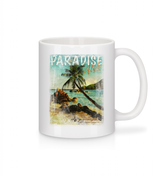 Paradise Aloha - Mug - White - Front