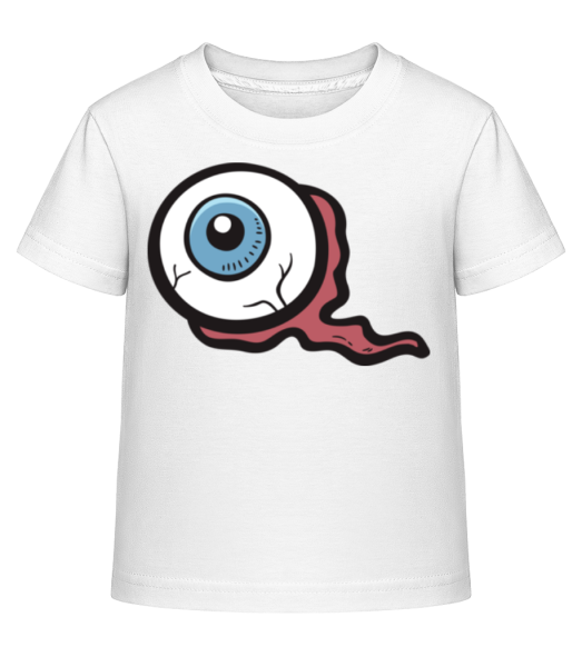 Fieses Auge - Kinder Shirtinator T-Shirt - Weiß - Vorne