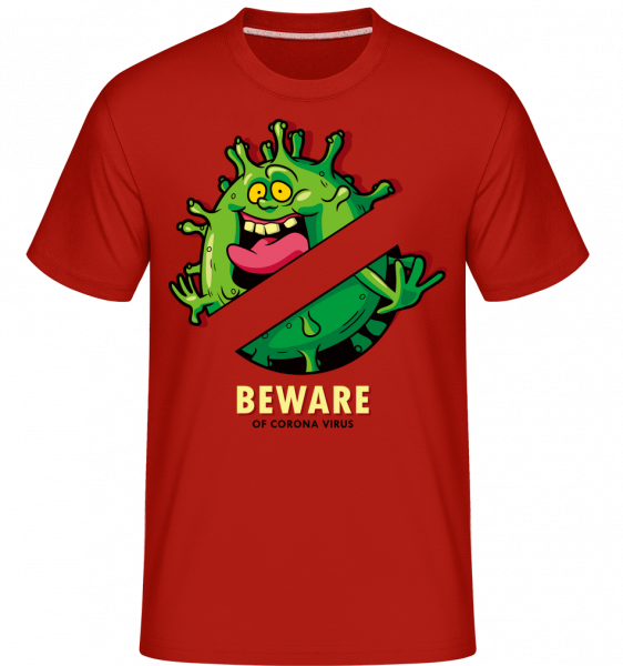 Beware -  Shirtinator Men's T-Shirt - Red - Front
