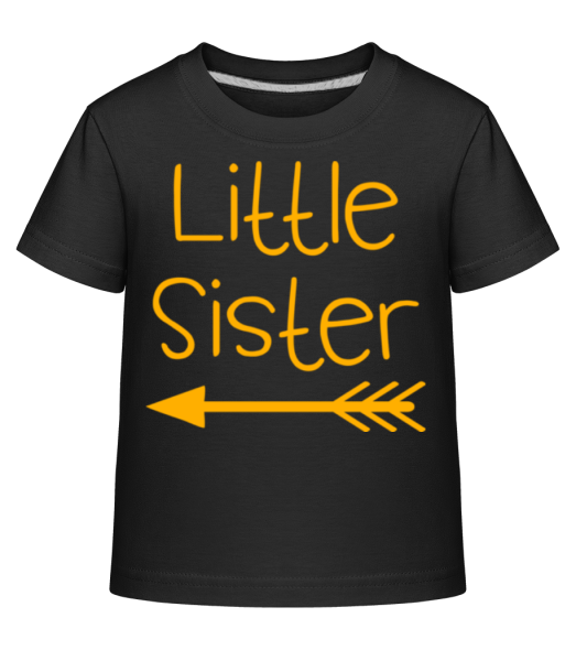 Little Sister - Kinder Shirtinator T-Shirt - Schwarz - Vorne