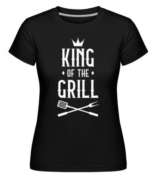 King Of The Grill - Shirtinator Frauen T-Shirt - Schwarz - Vorne