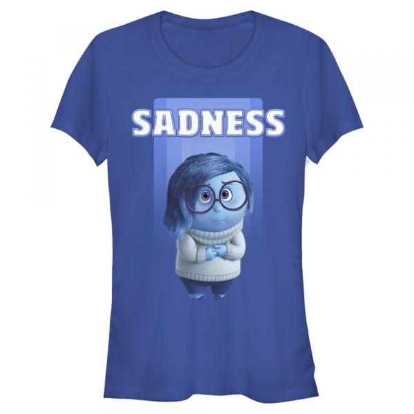 Pixar - Inside Out - Sadness - Frauen T-Shirt - Royalblau - Vorne