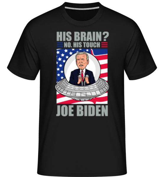 Alien Biden - Shirtinator Männer T-Shirt - Schwarz - Vorne