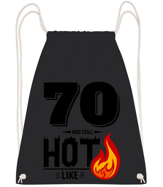 70 And Still Hot - Drawstring Backpack - Black - Vorn