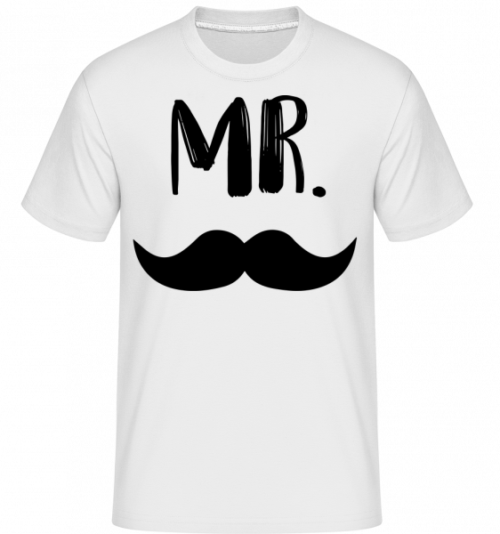 Mr. - Shirtinator Männer T-Shirt - Weiß - Vorn