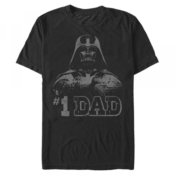 Star Wars - Darth Vader Numero Uno - Father's Day - Men's T-Shirt - Black - Front