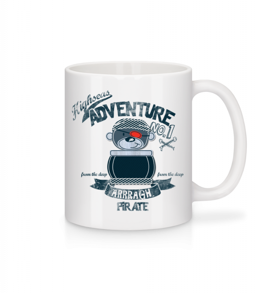 Pirate Teddy Adventure - Mug - White - Front