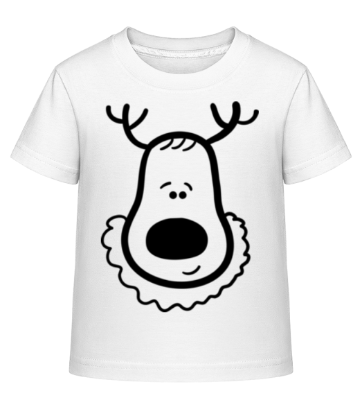 Christmas Reindeer - Kid's Shirtinator T-Shirt - White - Front