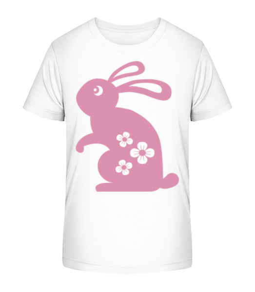 Easter Bunny Icon - Kid's Bio T-Shirt Stanley Stella - White - Front