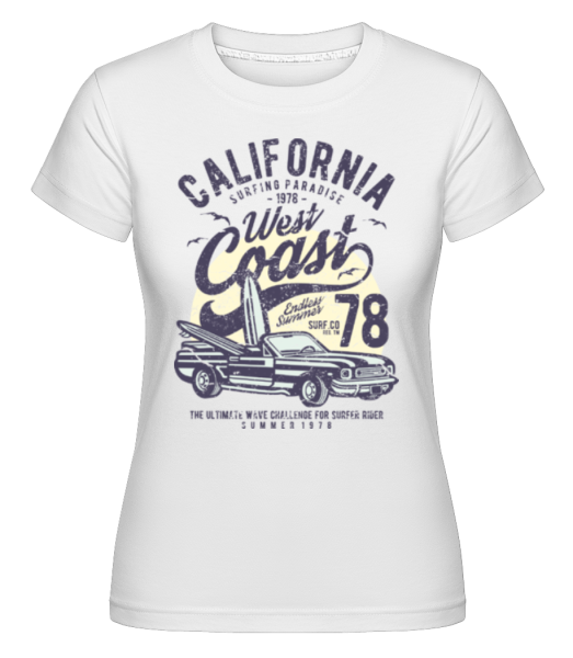 California West Coast - Shirtinator Frauen T-Shirt - Weiß - Vorne