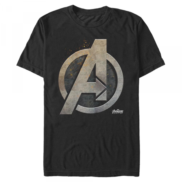 Marvel - Avengers Infinity War - Avengers Steal Shield - Männer T-Shirt - Schwarz - Vorne