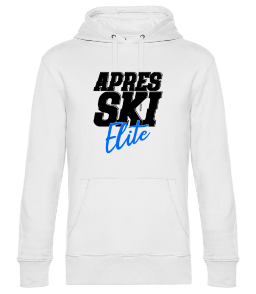 Apres Ski Elite - Unisex Premium Hoodie - White - Front