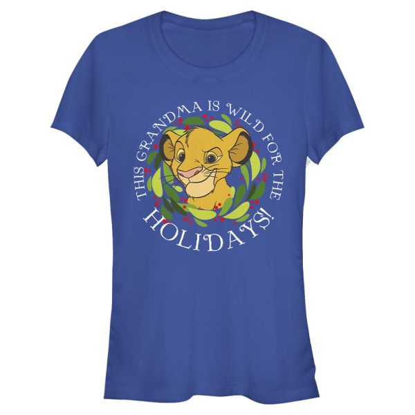 Disney - Der König der Löwen - Simba Roar Grandma - Frauen T-Shirt - Royalblau - Vorne