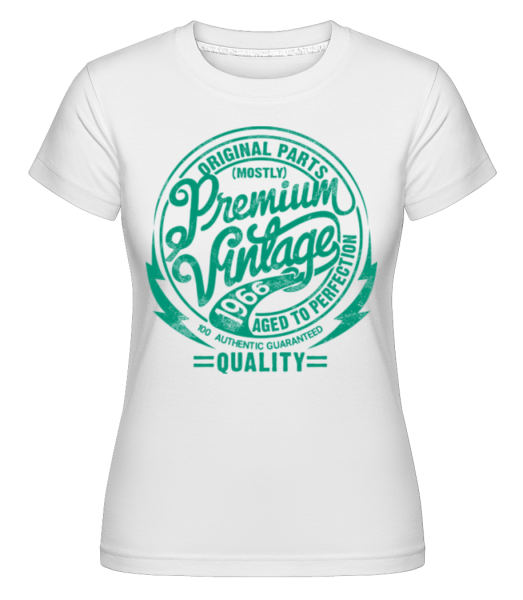 Premium Vintage T-shirt 2 -  Shirtinator Women's T-Shirt - White - Front