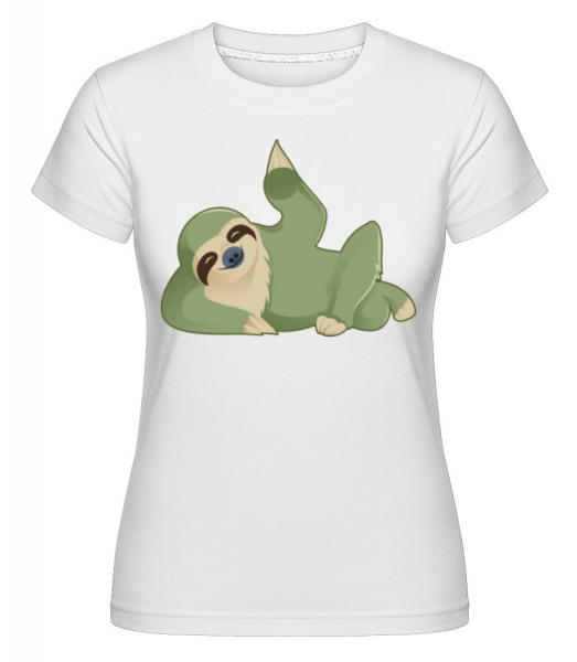 Sloth Beckons -  Shirtinator Women's T-Shirt - White - Front