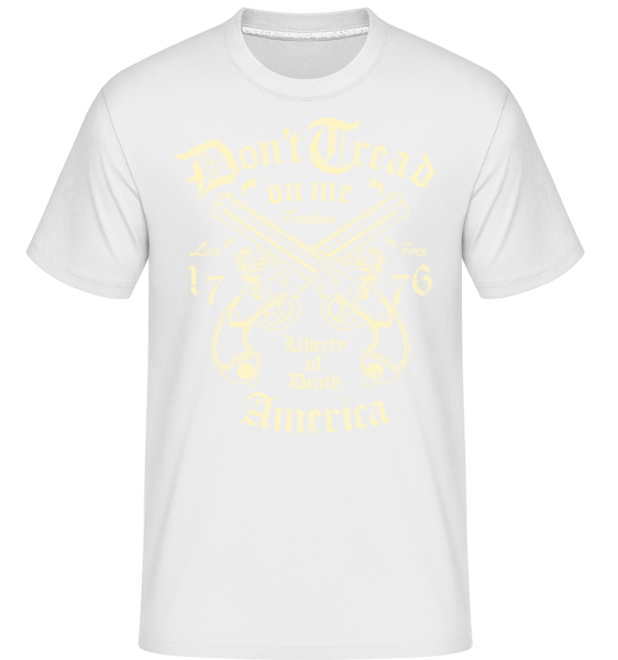 Liberty Of Death -  Shirtinator Men's T-Shirt - White - Front
