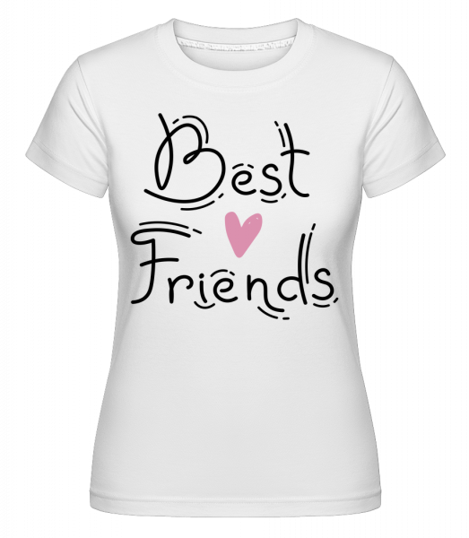 Best Friends - Shirtinator Frauen T-Shirt - Weiß - Vorn
