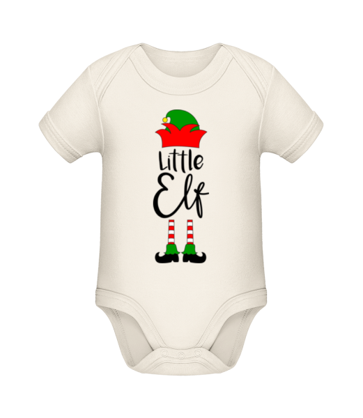 Little Elf - Organic Baby Body - Cream - Front