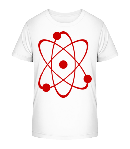 Symbol Of An Atom - Kid's Bio T-Shirt Stanley Stella - White - Front