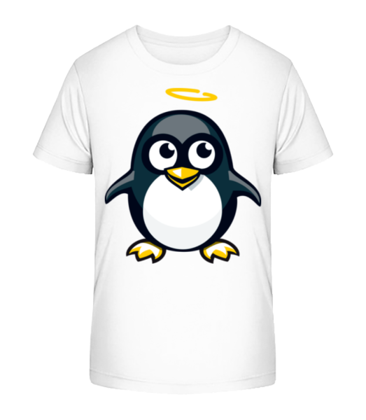 Angel Penguin - Kid's Bio T-Shirt Stanley Stella - White - Front