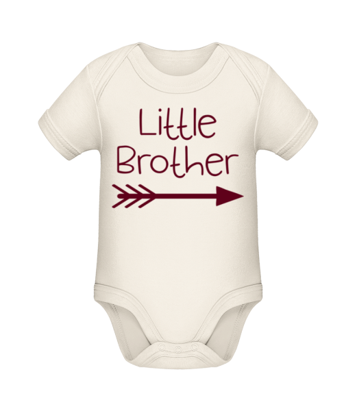 Little Brother - Organic Baby Body - Cream - Front