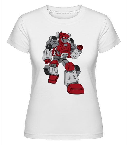 Auto Roboter - Shirtinator Frauen T-Shirt - Weiß - Vorn