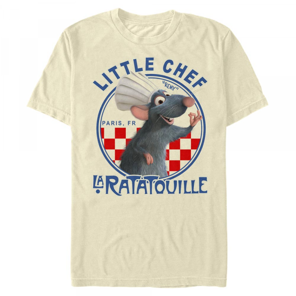 Pixar - Ratatouille - Remy A Ok - Men's T-Shirt - Cream - Front