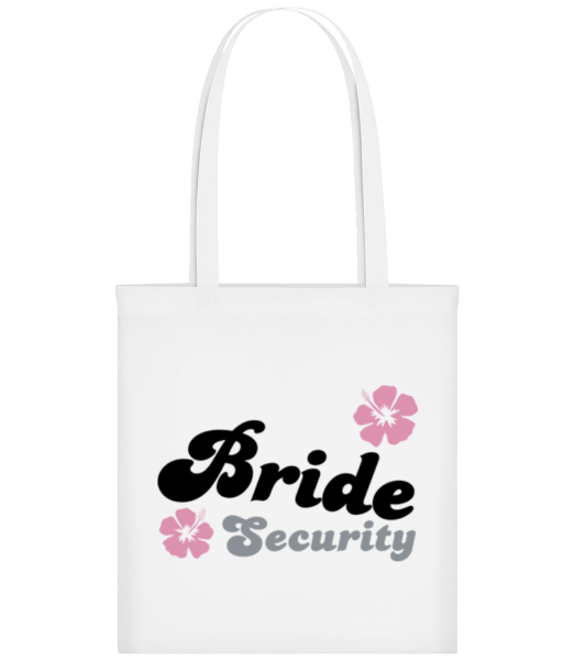 Bride Security Flowers - Stofftasche - Weiß - Vorne