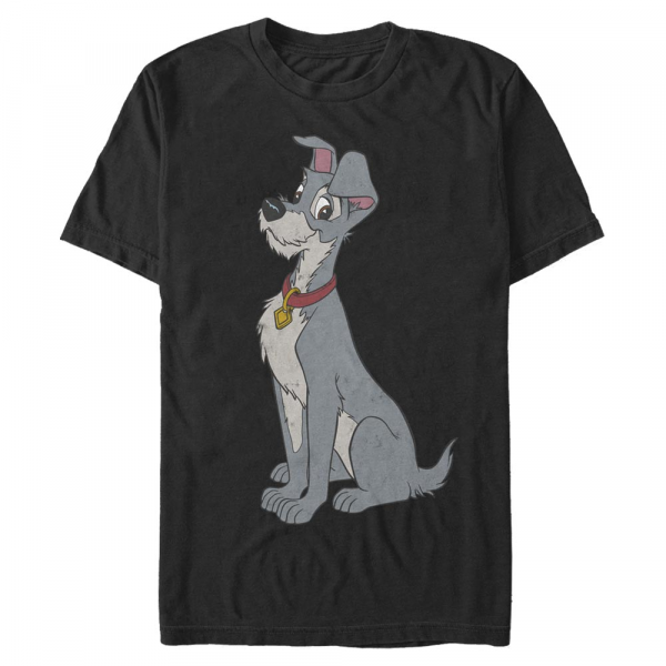 Disney Classics - Lady and the Tramp - Tramp Vintage - Men's T-Shirt - Black - Front
