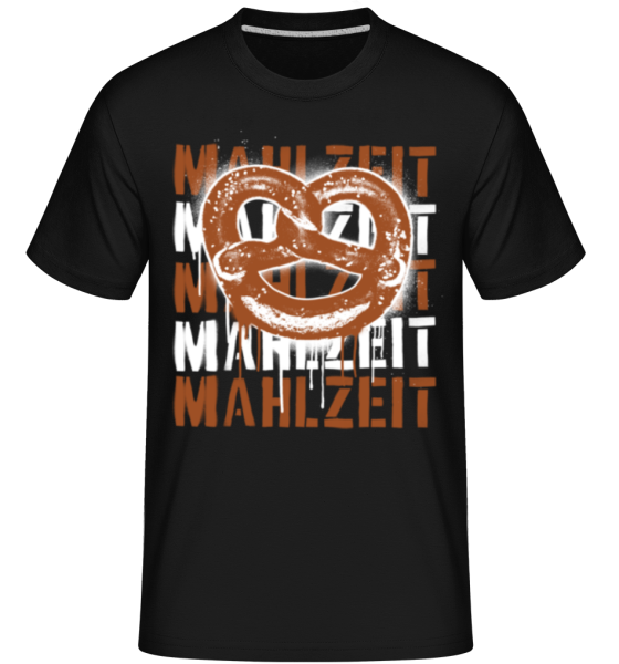 Mahlzeit - Shirtinator Männer T-Shirt - Schwarz - Vorne