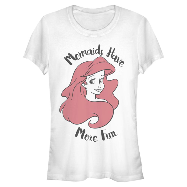 Disney - Arielle die Meerjungfrau - Malá mořská víla Mermaid Fun - Frauen T-Shirt - Weiß - Vorne