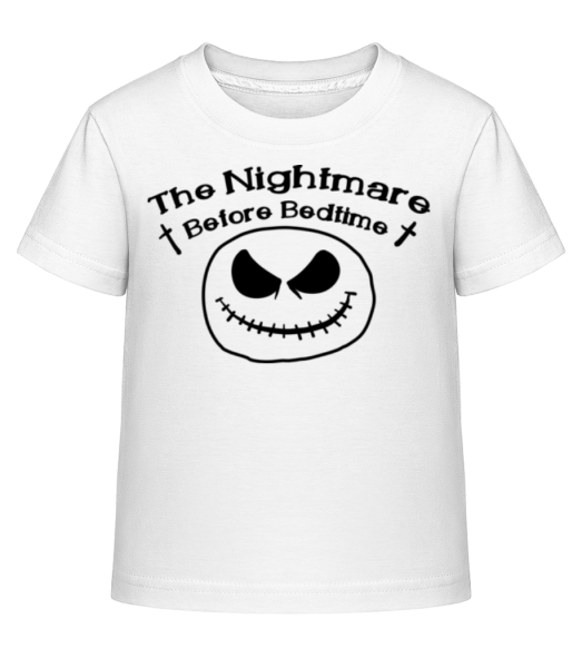 Nightmare Before Bedtime - Kinder Shirtinator T-Shirt - Weiß - Vorne