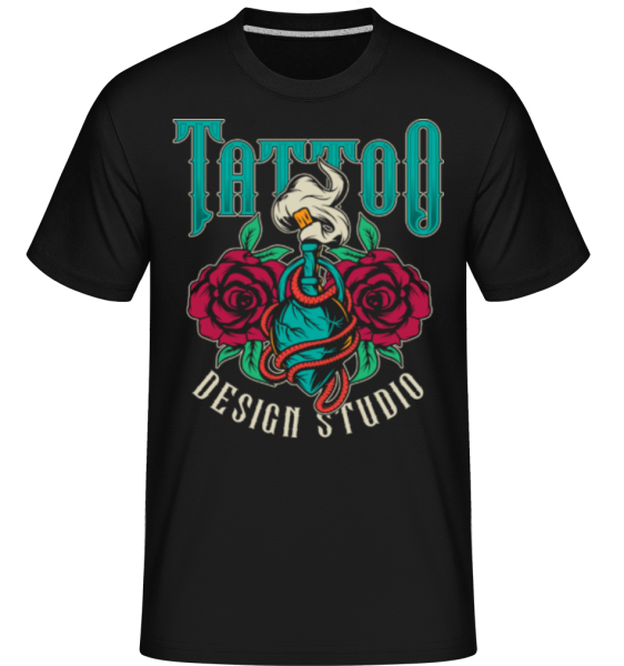 Tattoo Design Studio -  Shirtinator Men's T-Shirt - Black - Front