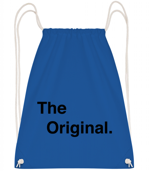 The Original - Drawstring Backpack - Royal Blue - Vorn