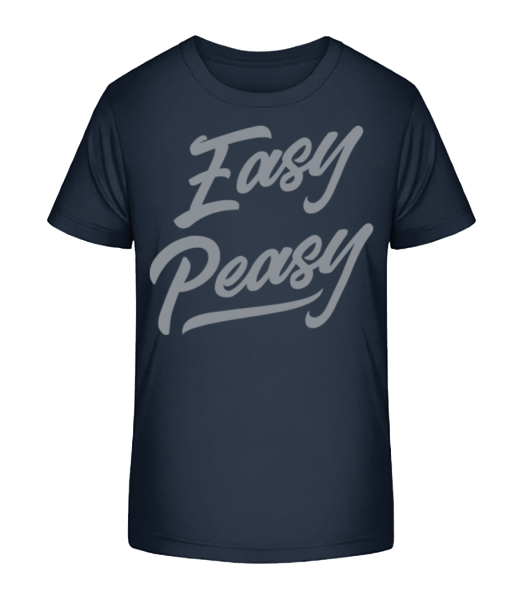 Easy Peasy - Kinder Bio T-Shirt Stanley Stella - Marine - Vorne