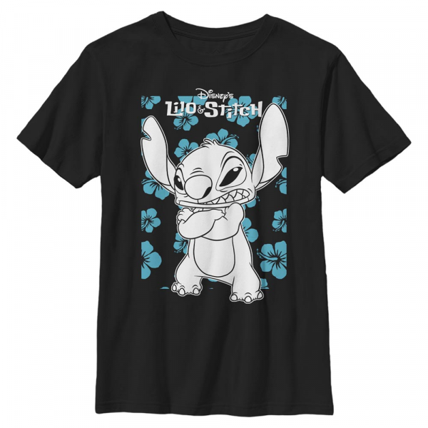 Disney Classics - Lilo & Stitch - Lilo & Stitch Lilo Party - Kids T-Shirt - Black - Front